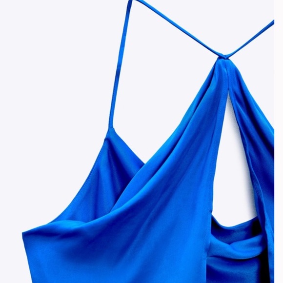 Zara satin camisole with open back - Picture 2 of 3